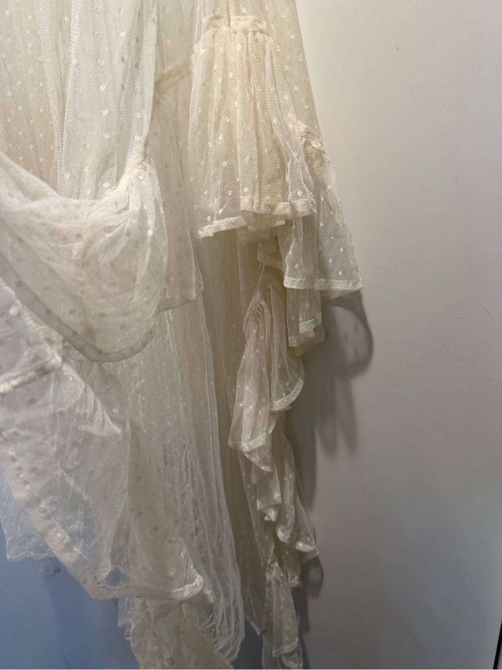 Free People Swiss Dot Ruffle Kaftan NWT - Picture 6 of 6